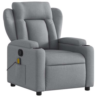 VidaXL massagestoel, grijs, 77 x 94,5 x 100 cm