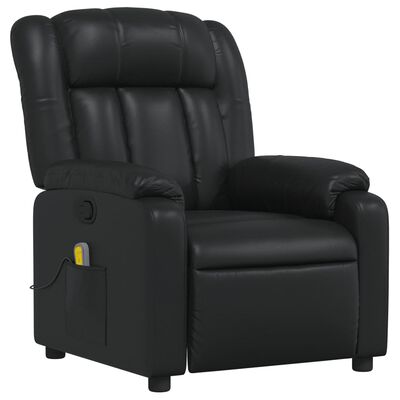 VidaXL massagestoel, zwart