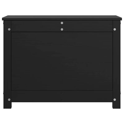 VidaXL kast, zwart grenenhout, 60 x 32 x 45.5 cm