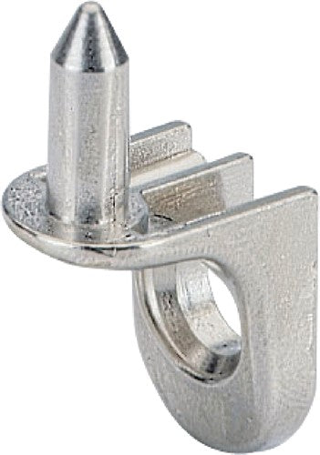 Kastplankdrager set van 4 stuks, vernikkeld, 5 mm