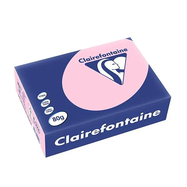 Clairfontaine Trophee kopieerpapier, A3 80 gr. (2pak), 1 x groen+ 1 x roze