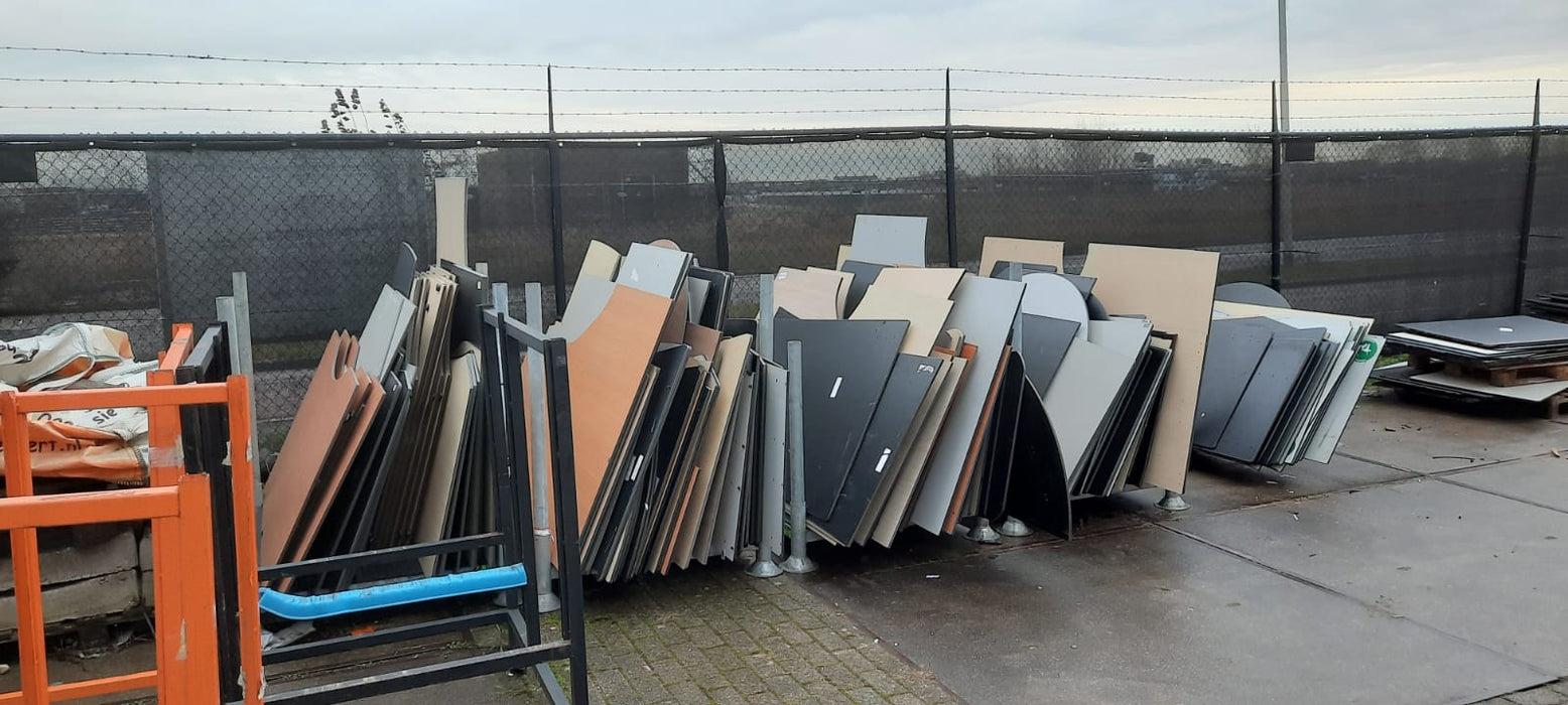 Trespa blad, op maat gezaagd