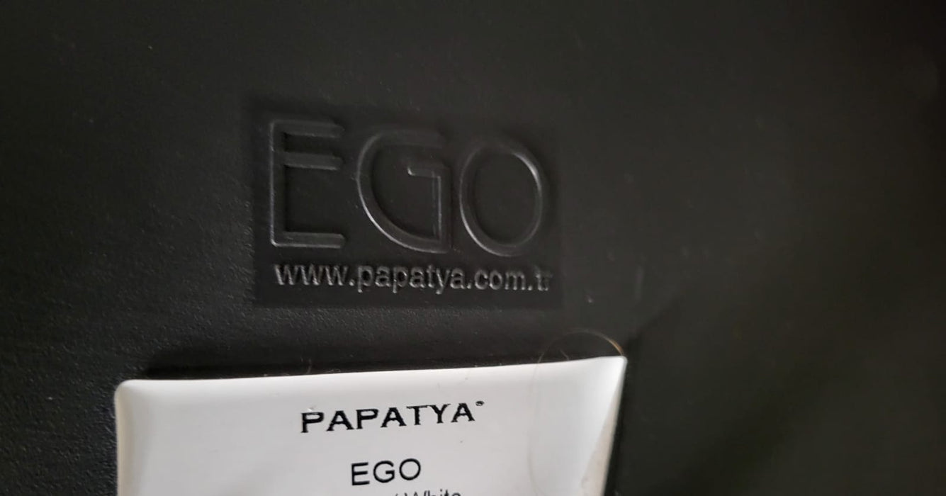 Papatya EGO-S, Blauw transparant, B x D x H 51 x 52 x 82 cm