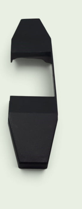 Lensvelt kapje bureaupoot, zwart, 22 x 5 cm