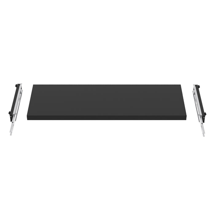 Uittrekbaar legbord Basic 120 cm Zwart (Nieuw)