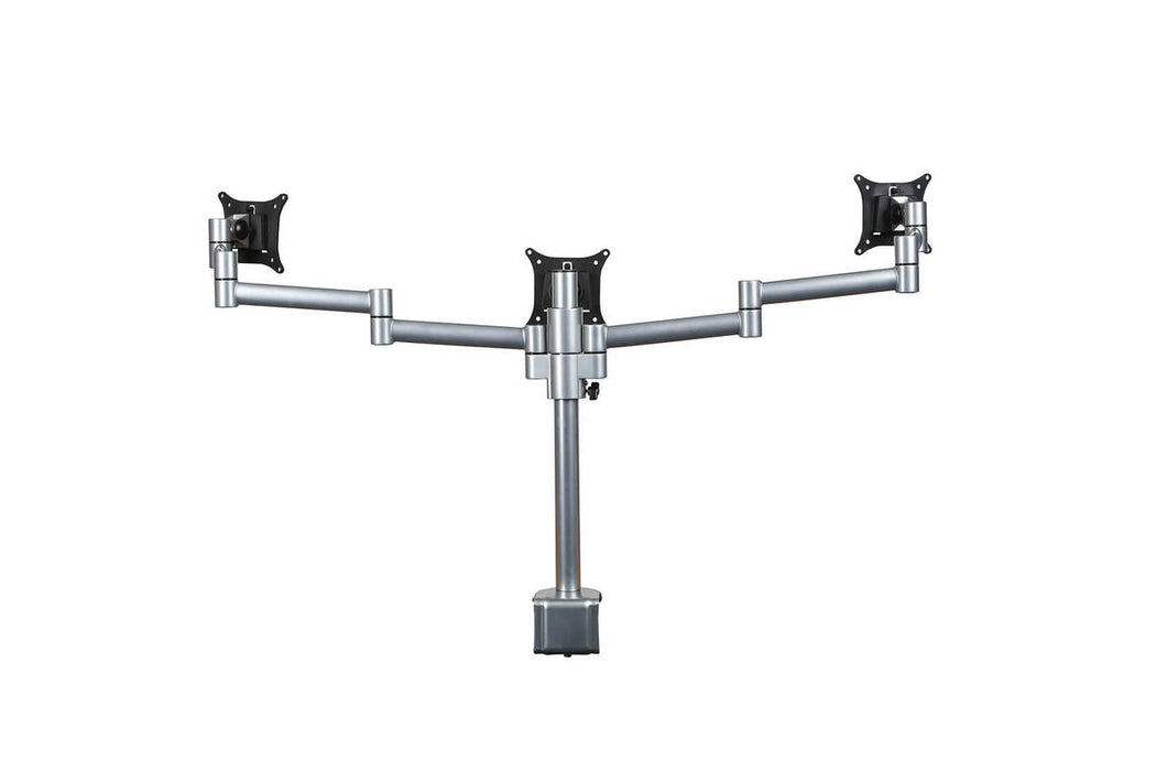 Monitorarm Pro Triple voor 3 schermen Zilver (Nieuw)