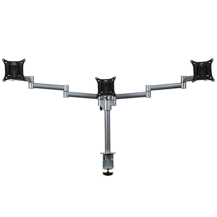 Monitorarm Pro Triple voor 3 schermen Zilver (Nieuw)