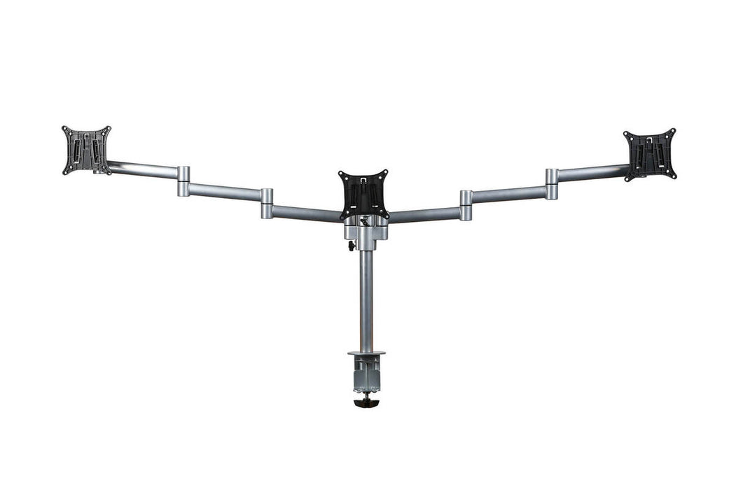 Monitorarm Pro Triple voor 3 schermen Zilver (Nieuw)