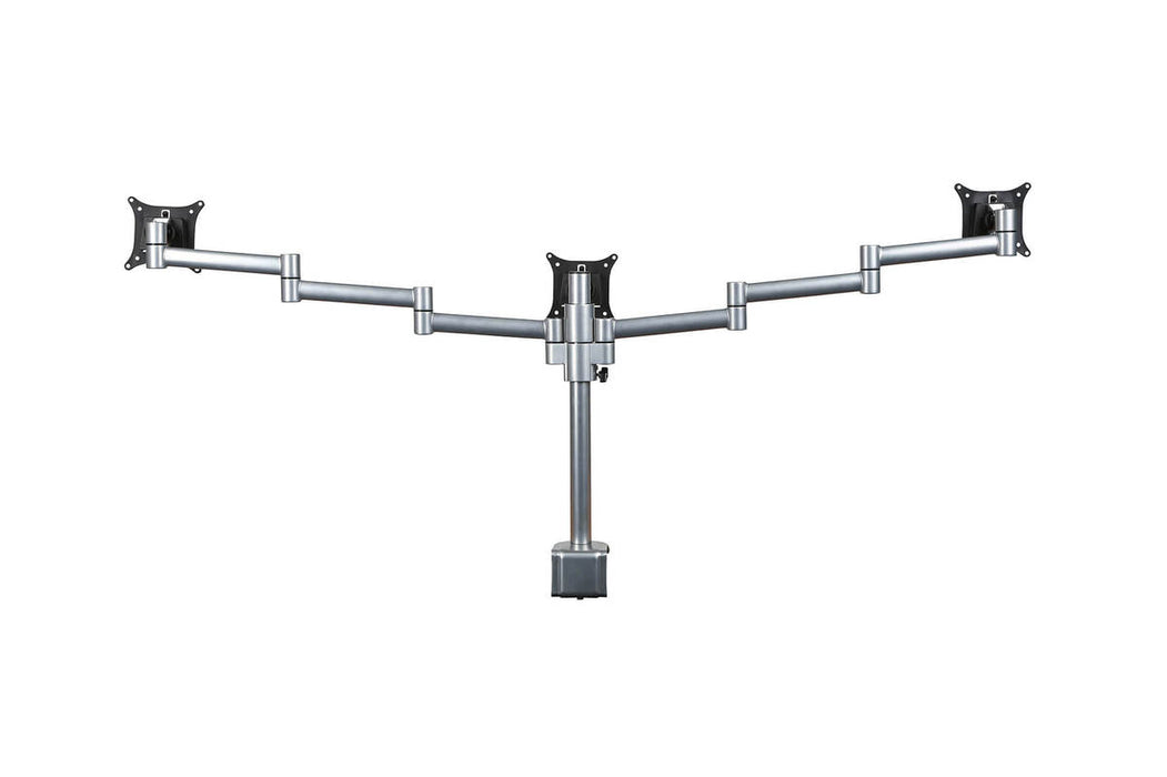 Monitorarm Pro Triple voor 3 schermen Zilver (Nieuw)