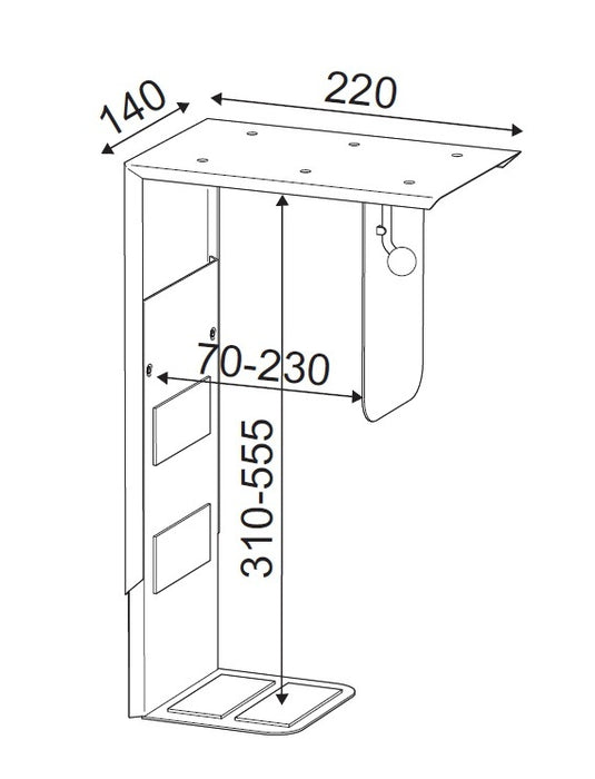 CPU-houder ECO Aluminium (Nieuw)