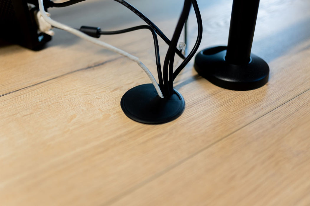 Kabeldop Twist zwart 60 mm ø (Nieuw)
