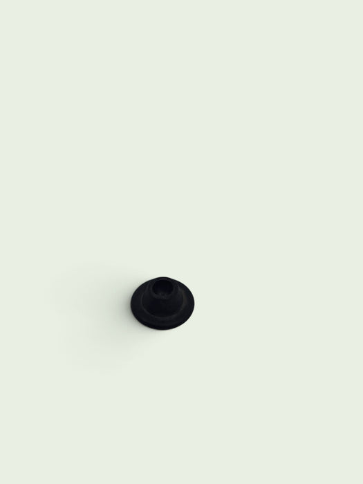 Vitra DAR voetdop, glad (per stuk), zwart