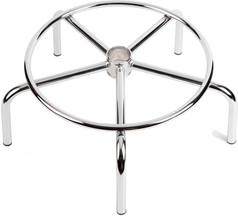 Spinvoet Elemental Chroom (Nieuw)