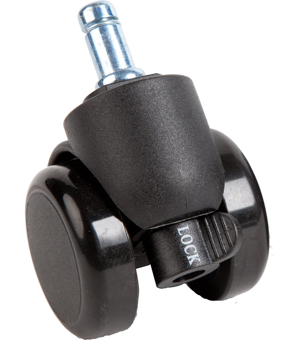 Set zachte belast geremde wielen 55mm 5 stuks (Nieuw)