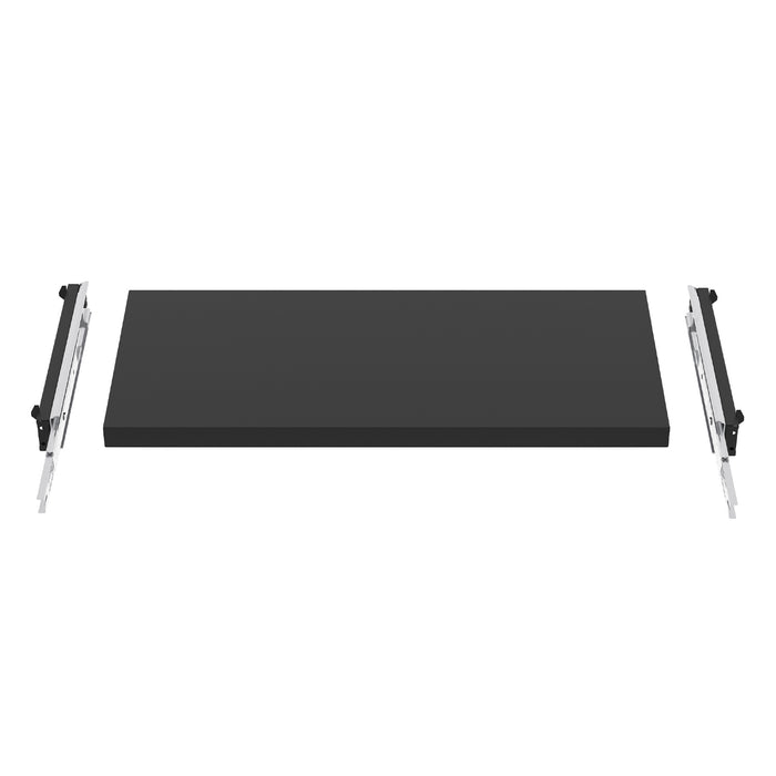 Uittrekbaar legbord basic 100 cm Zwart (Nieuw)