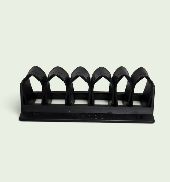 Kabelgeleider, zwart, B x L x H 7,5 x 13,5 x 4 cm.