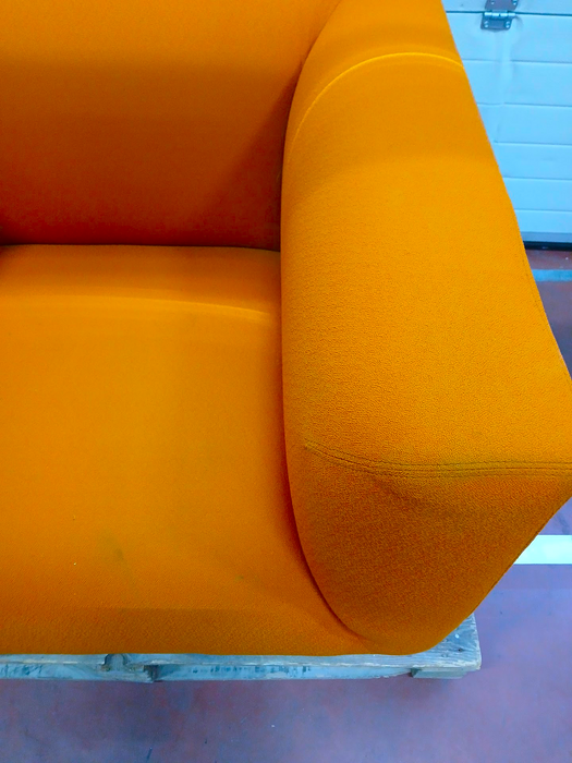 Haworth Qbic fauteuil, oranje, B x D x H 92 x 85 x 71 cm