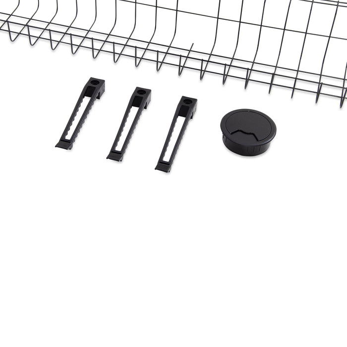 Kabelmanagementset Cleandesk Basic voor 1 scherm (Nieuw)