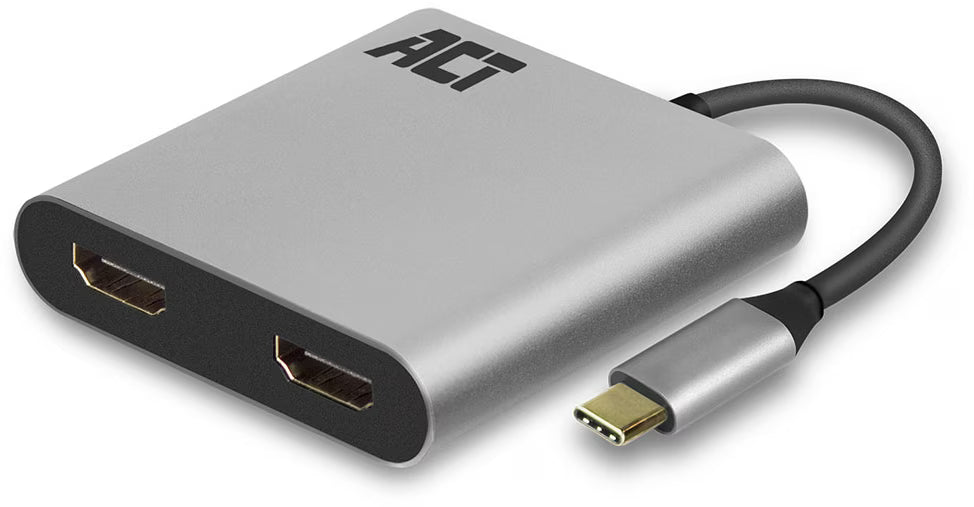ACT AC7012 adapter van USB-c naar HDMI, zilver
