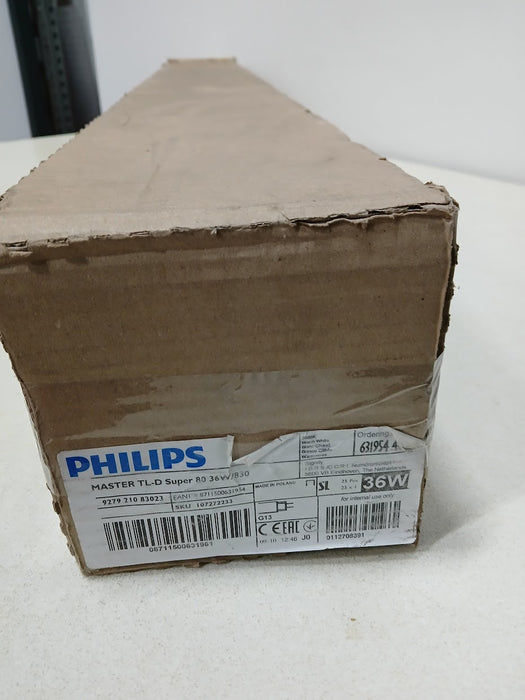 Philips Master TL-D Super 80, 36W/830, doos a 21 stuks