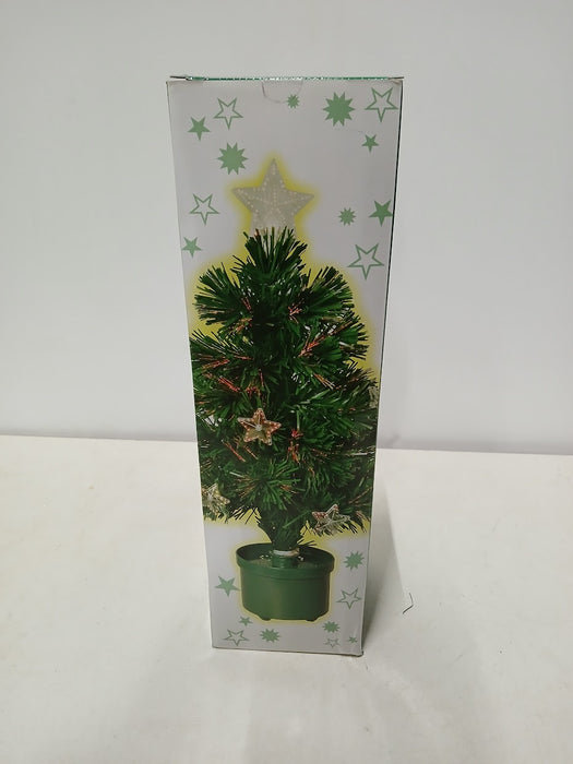 Kunstkerstboompje met fiberverlichting, 60 cm hoog