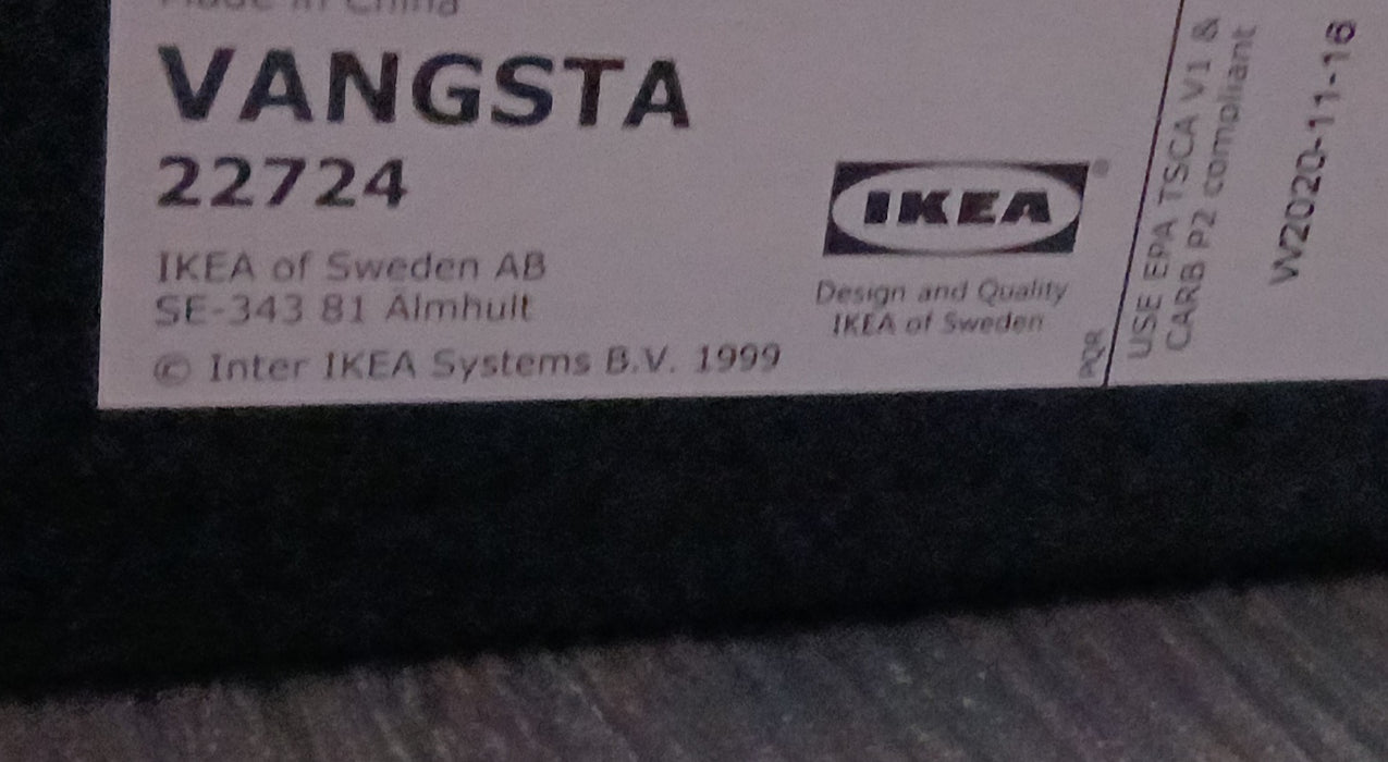 Ikea Vangsta uitschuifbare eettafel, bruin, 75x120/180 cm