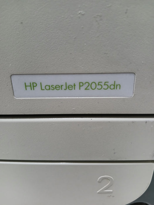 HP P2055dn printer, grijs, B x D x H 36,5 x 36,8 x 26,8 cm