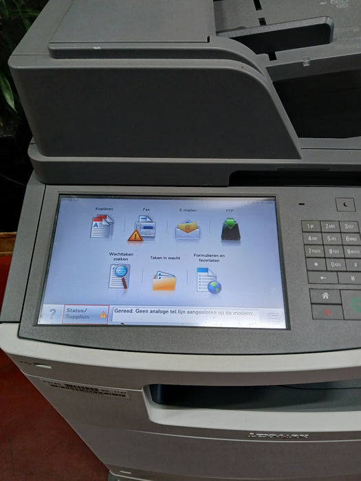 Lexmark X792de printer / copier, grijs, 54,8 x 68,5 x 118 cm
