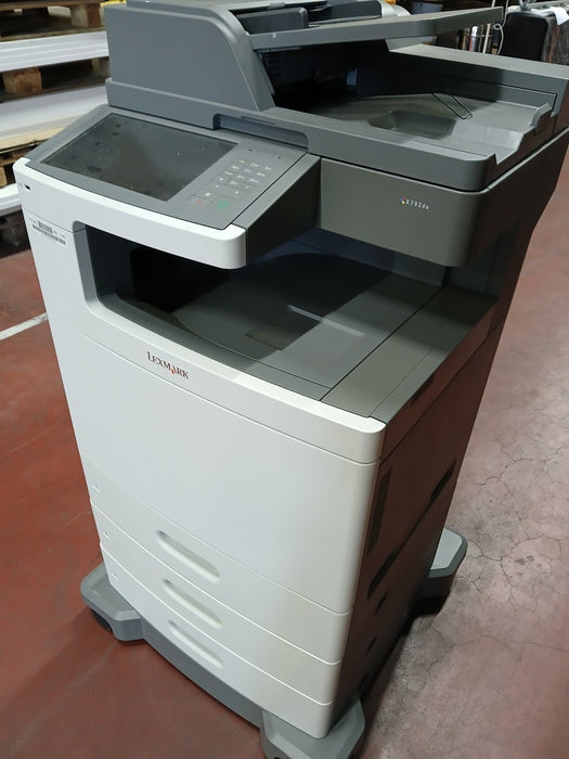Lexmark X792de printer / copier, grijs, 54,8 x 68,5 x 118 cm