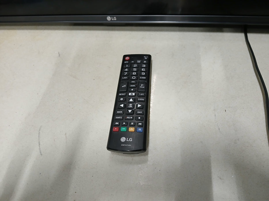 LG 55LW340C zwart, 55 inch, zonder voet, wel afstandsbediening