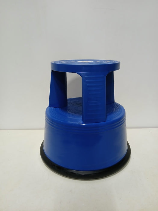 Verrijdbaar opstapje, blauw, Diam. x H 44 / 29 x 44 cm