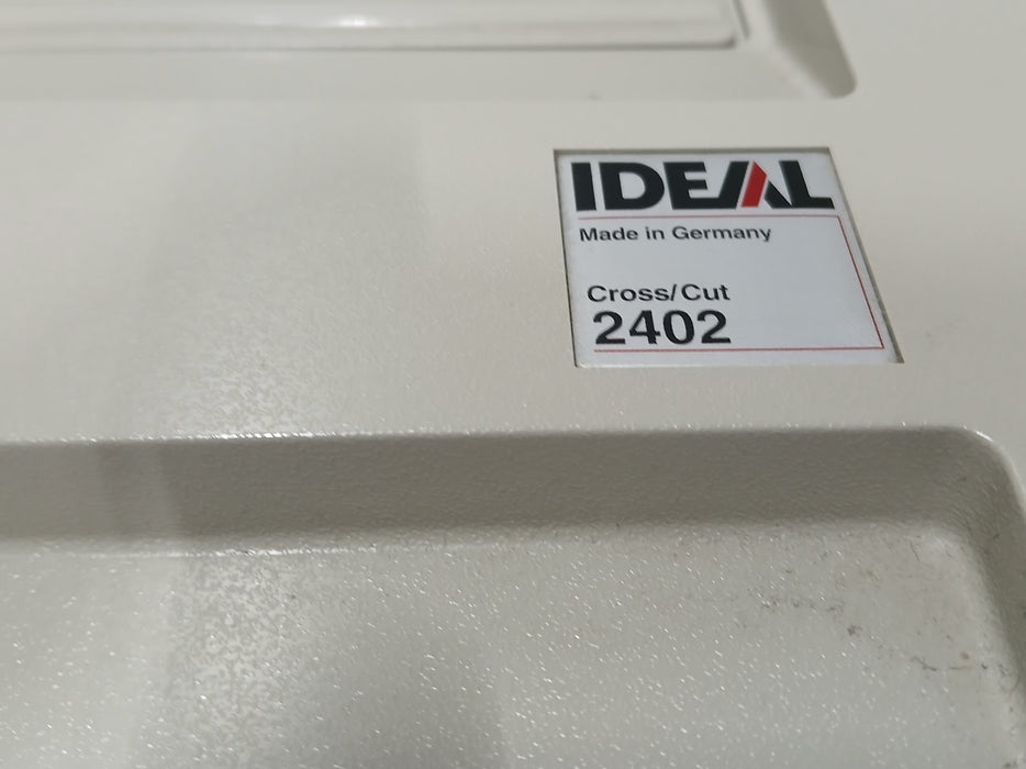 Ideal 2402 papiervernietiger, grijs, 37 x 27,5 x 71,5 cm
