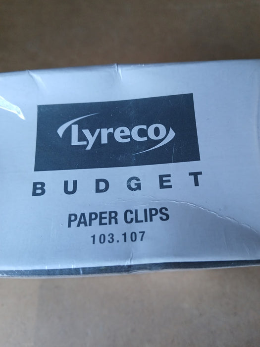Lyreco 103.107 paperclips, 32 mm, 16 doosjes a 1000 stuks