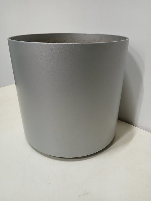 Plantenpot verrijdbaar, zilver kunststof, Dia x H 41 x 40 cm