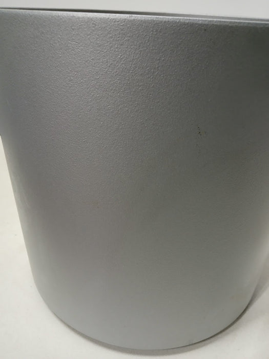 Plantenpot verrijdbaar, zilver kunststof, Dia x H 41 x 40 cm