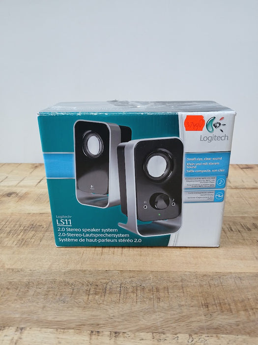 Logitech LS11 stereo speaker, zwart, set van 2