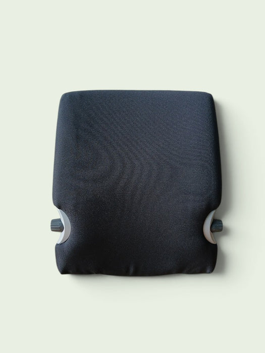 Comforto 77 rug, opnieuw gestoffeerd, zwart