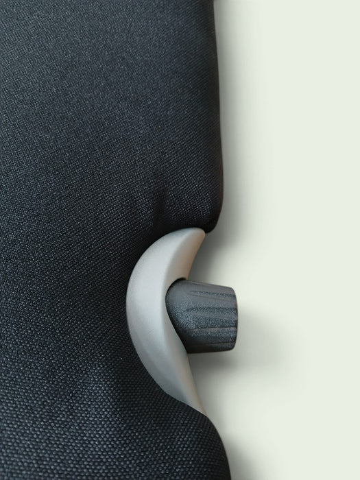 Comforto 77 rug, opnieuw gestoffeerd, zwart