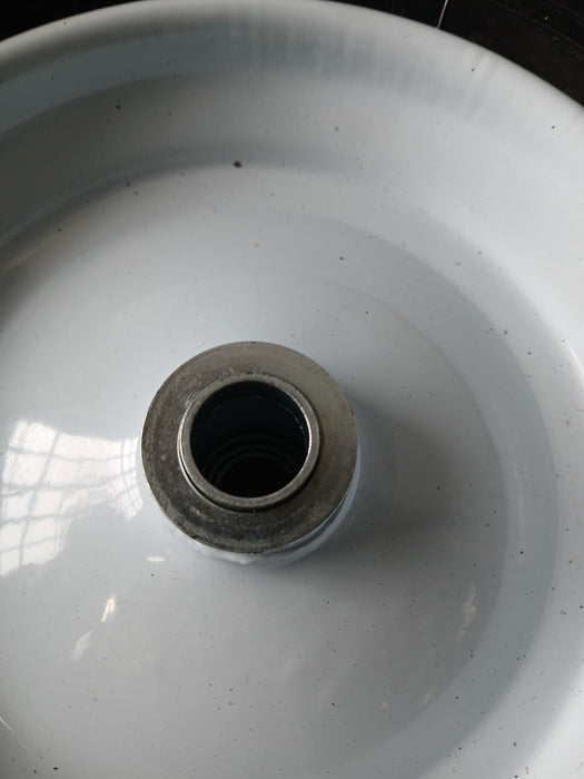 Kruiwagen / reservewiel, witte stalen velg, 4.80 / 4.00-8