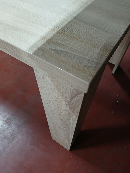 Eettafel, licht eikenkleur, L x B x H 200 x 90 x 75 cm
