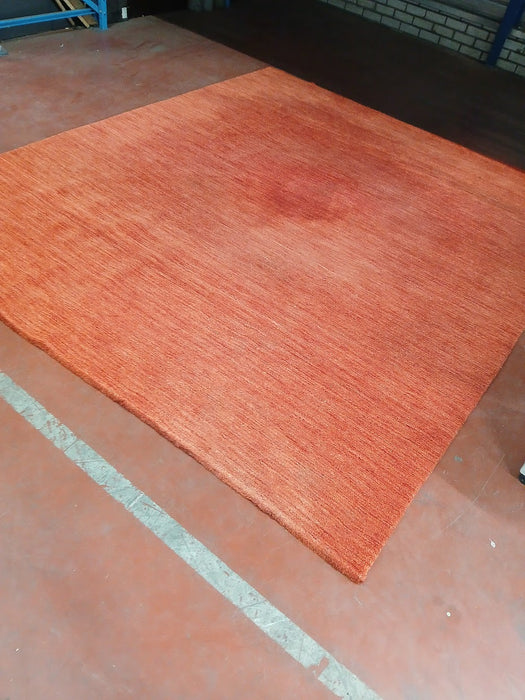 Vloerkleed, oranje / rood, L x B 300 x 250 cm