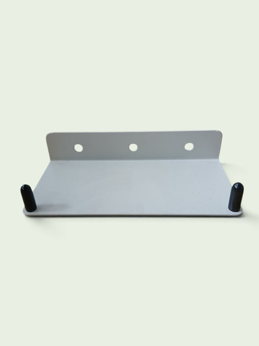 Drentea houder voor kabelgoot, grijs, 15,5x8x3 cm, set van 2