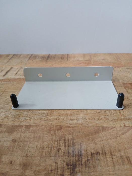 Drentea houder voor kabelgoot, grijs, 15,5x8x3 cm, set van 2