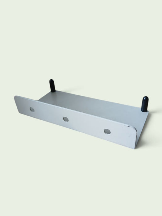 Drentea houder voor kabelgoot, grijs, 15,5x8x3 cm, set van 2