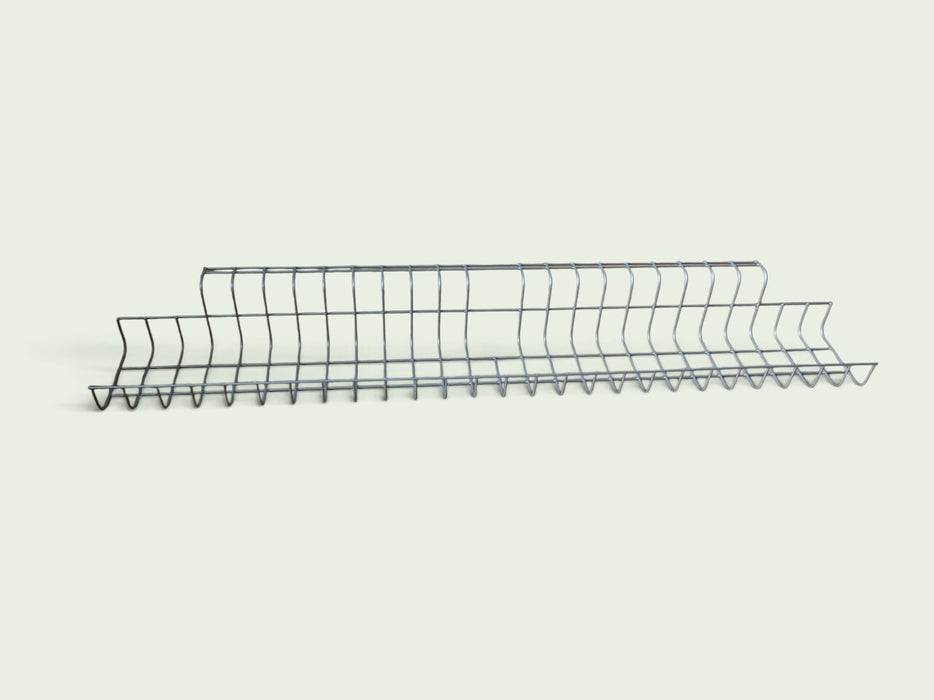 Twinco kabelgoot, zilverkleur, L x B x H 79 x 101 x 8,5 cm
