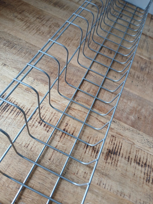 Twinco kabelgoot, zilverkleur, L x B x H 79 x 101 x 8,5 cm