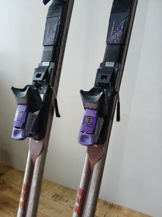 Atomic BCARV X 9,29 skiset, zilver, 198 cm lang.