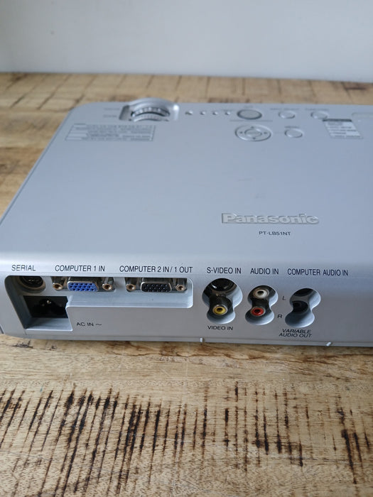 Panasonic PT-LB51NTE beamer, zilver, 30 x 21 x 6 cm