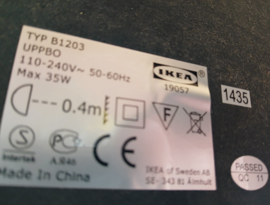 IKEA Uppbo vintage bureaulamp, zwart