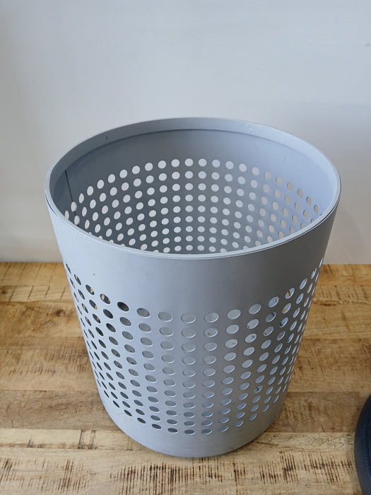 Verrijdbare hocker, zwarte zitting/metaal, diaxH. 42 x 51 cm
